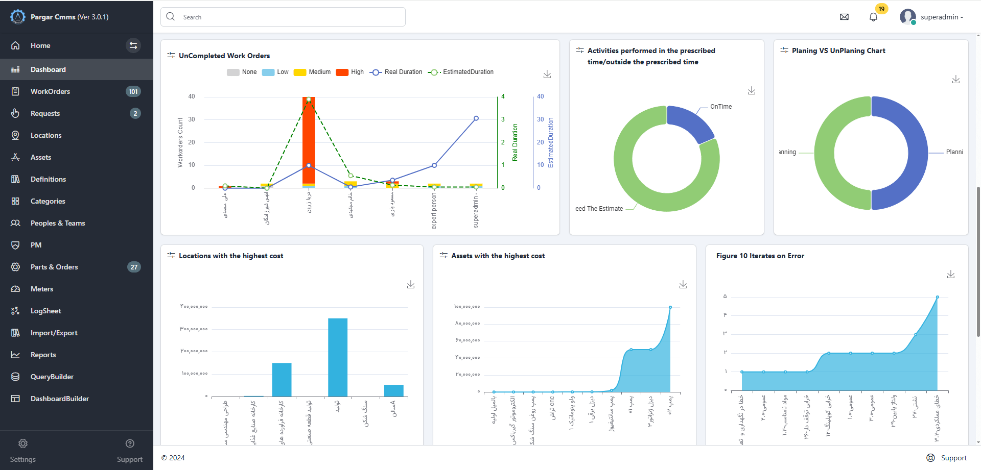 نرم افزار cmms چندزبانه